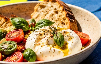 Bowl colorata da brunch