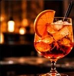 Sala di un bar con atmosfera serale